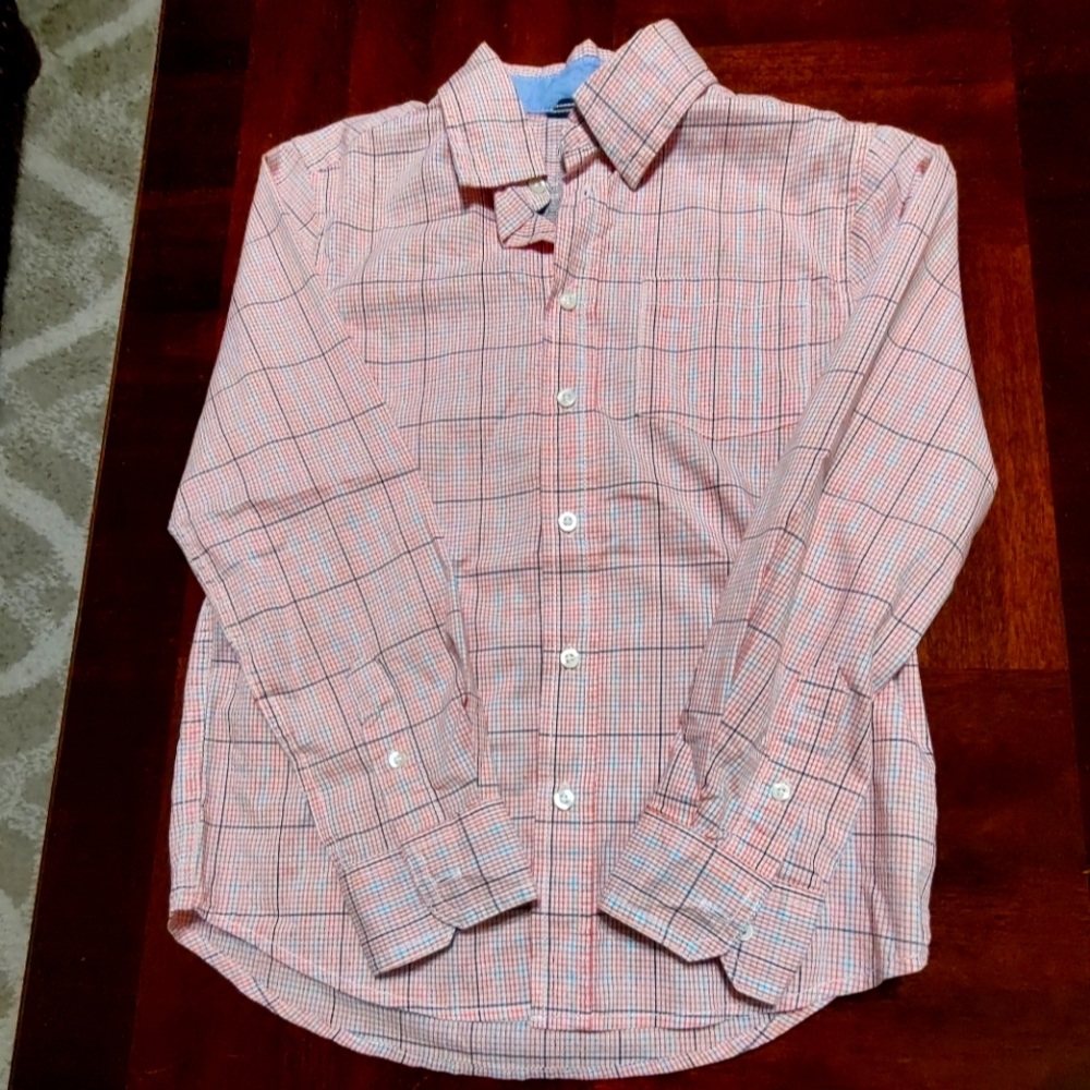 Long sleeve button down shirt size 10-12 - Picture 1 of 1